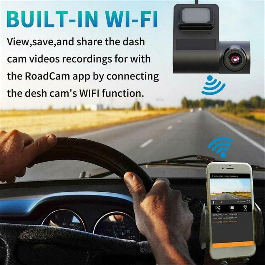 1080P Hidden Camera Car DVR Dash Cam WIFI Gsensor USB Driving Video