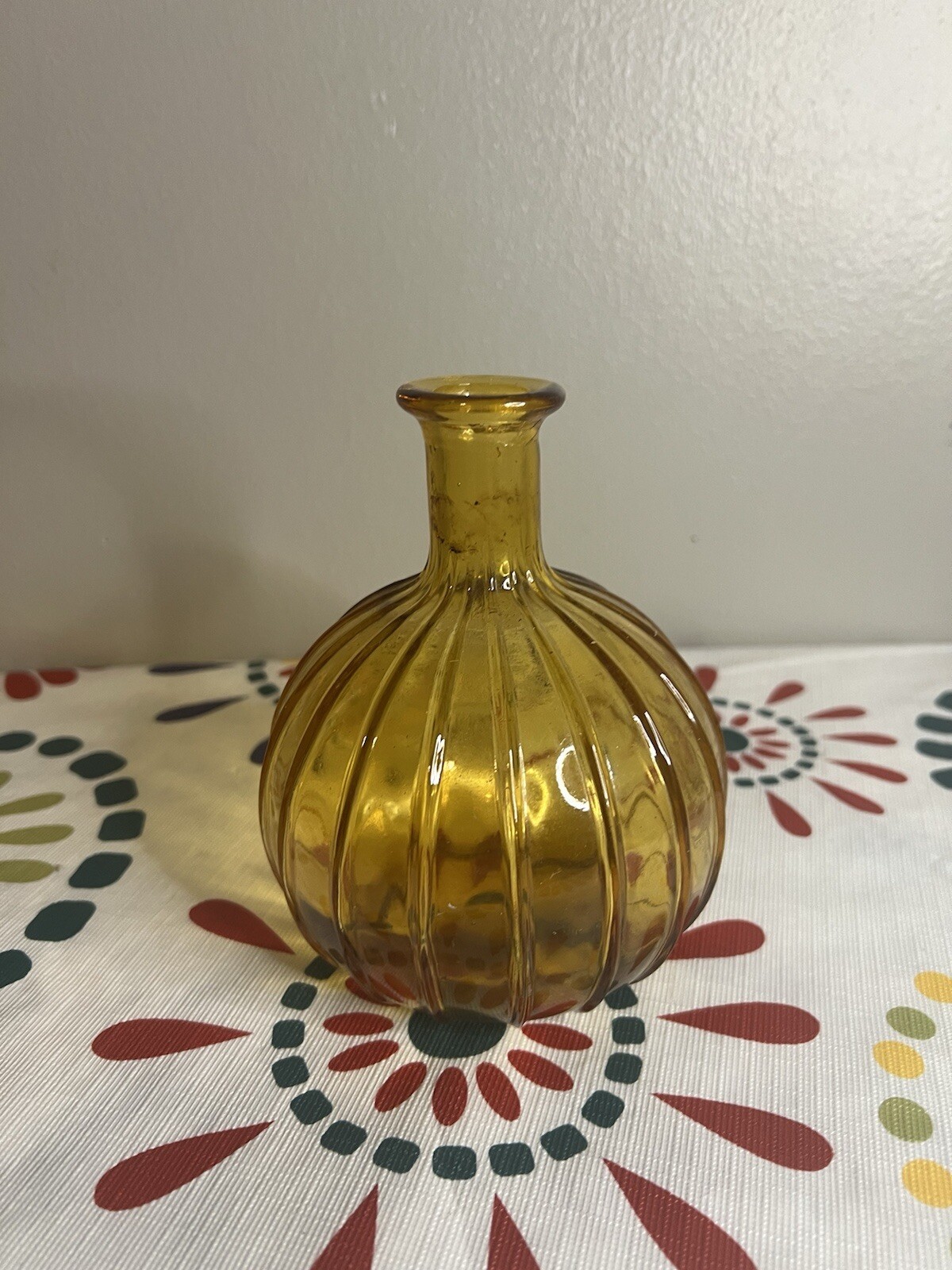 Orange Flower Vase