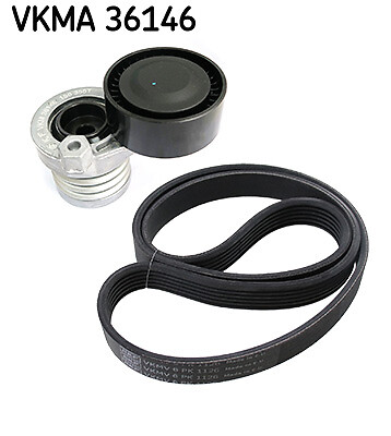 Multi-ribbed V-belt kit VKMA 36146 SKF for RENAULT DACIA NISSAN MERCEDES-BENZ - Image 4