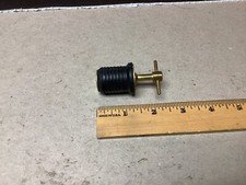 1  Drain Plug Rubber Brass Boat Hull Twist