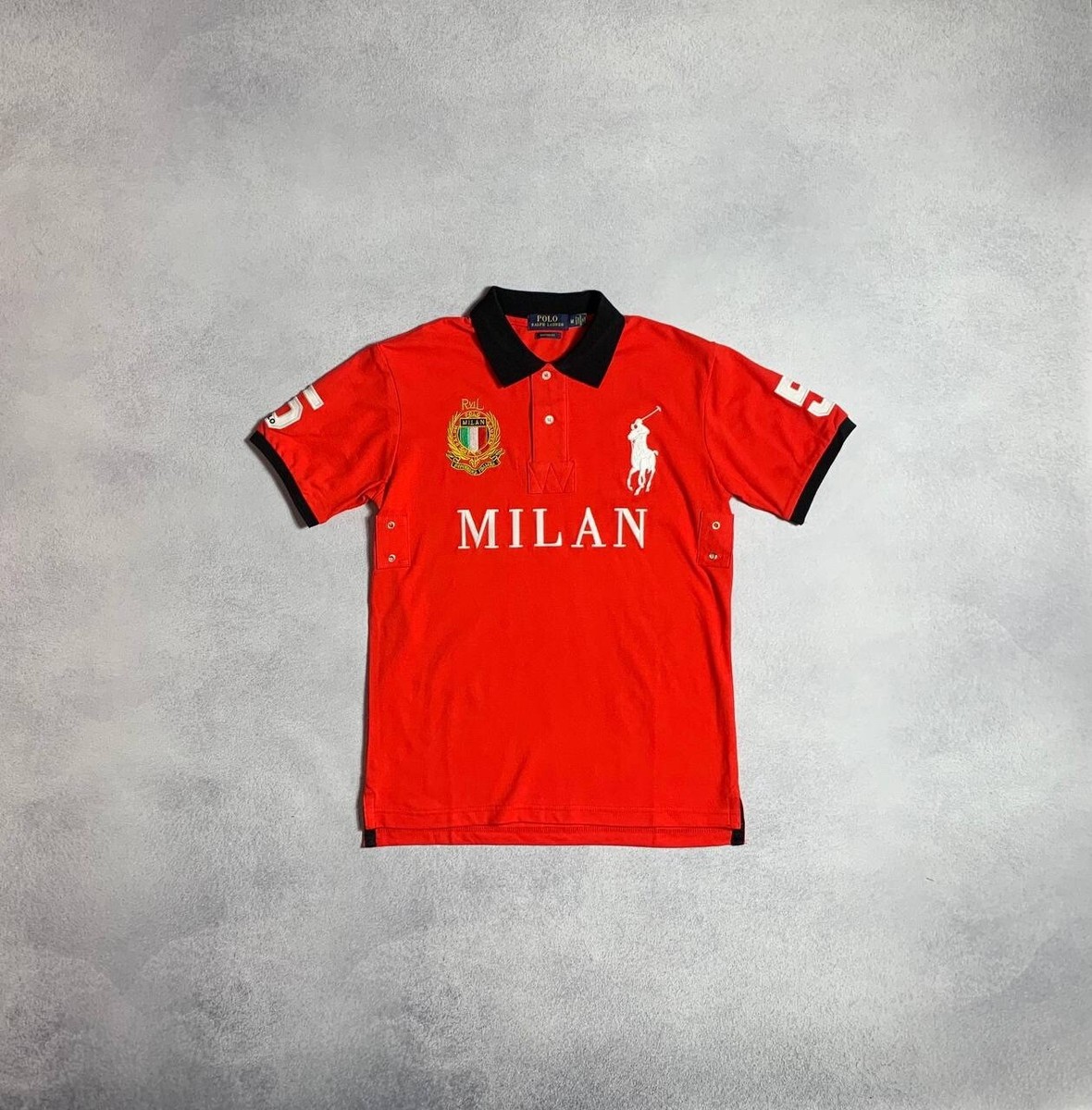 Polo Ralph Lauren Polo T-Shirt Milan Italy #5 Big Pony