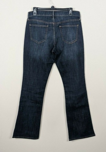 Old Navy The Flirt Bootcut Jeans Mid Rise Dark Wash Women's Size 8 EUC - Picture 2 of 5