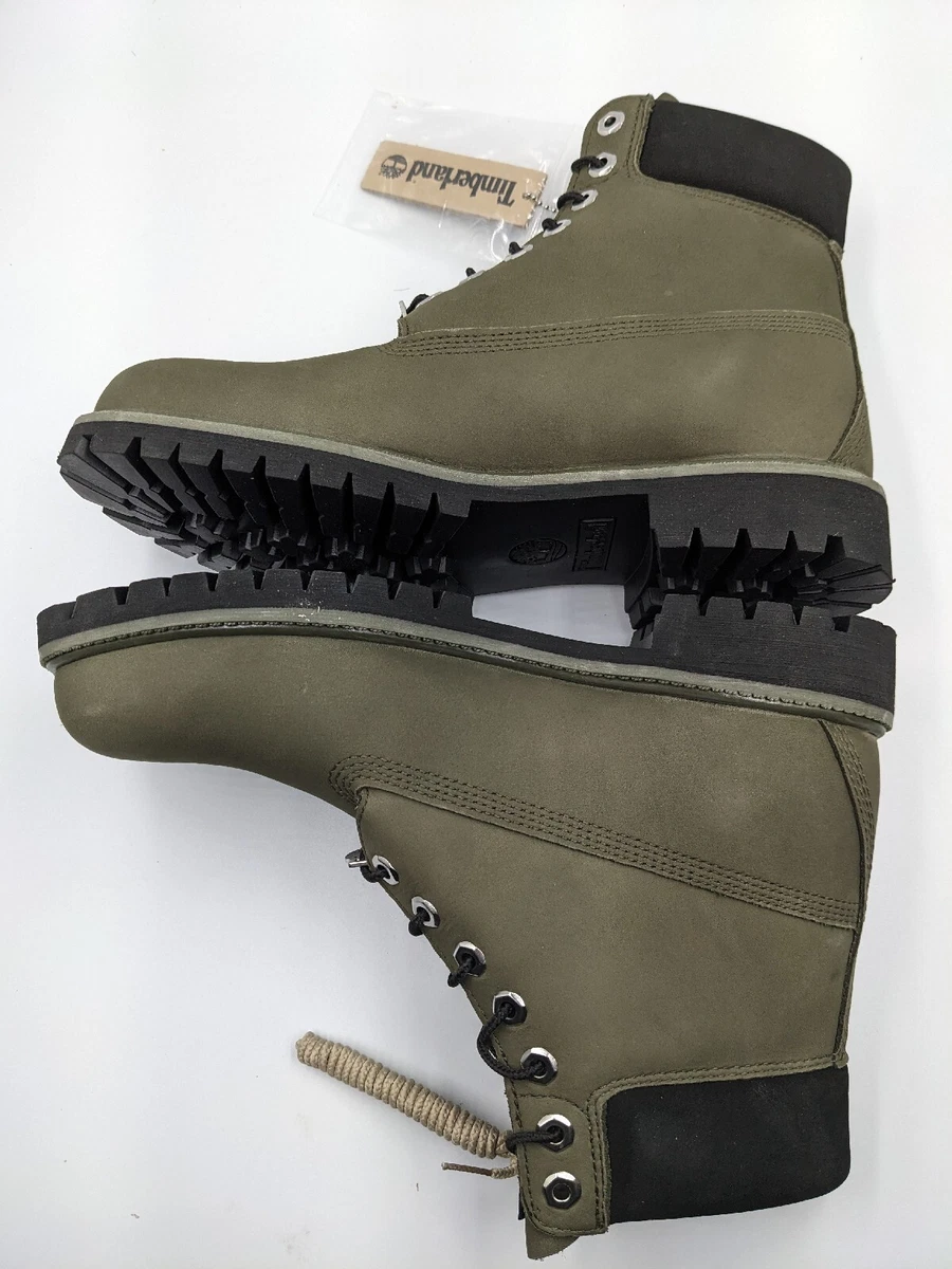 Olive green timberlands online outfit