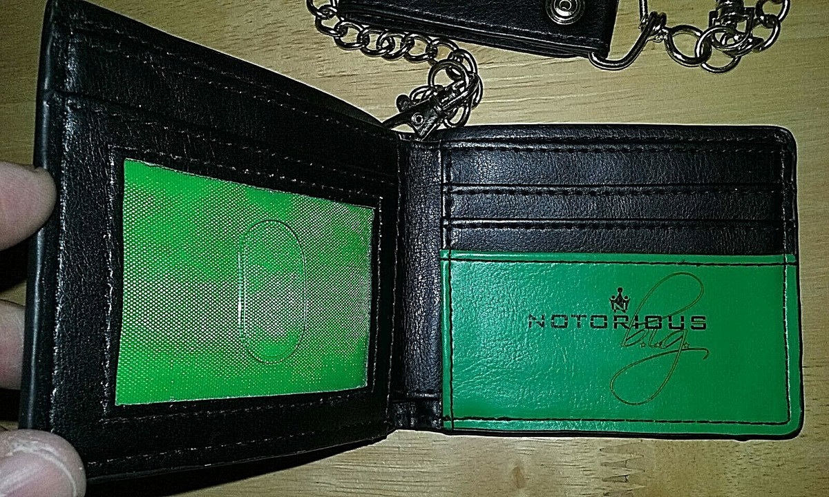 VINTAGE The Notorious B.I.G. miniwallet leather B.I.G. 