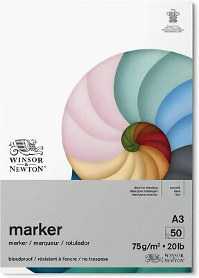 Winsor & Newton ProMarker Superior Bleedproof Marker Paper Pad A3