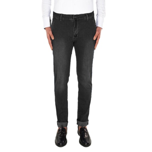 Jeans Uomo Leggero Blu Nero Pantalone Casual Tasca America 44 46 48 50 52 54 - Imagen 29 de 40