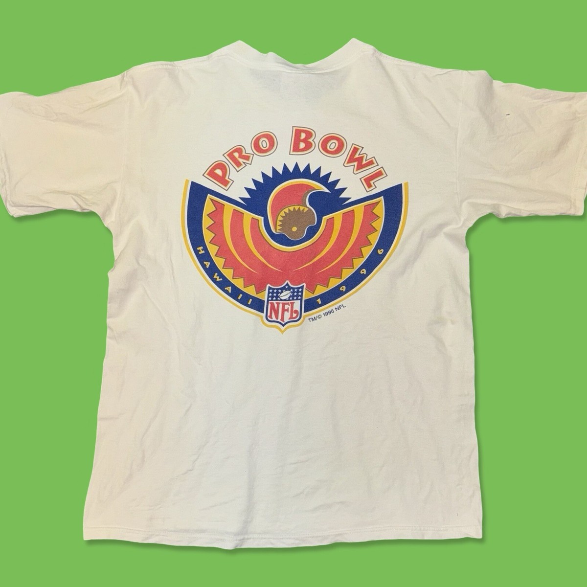 NFL Pro Bowl Vintage 1996 T Shirt Hawaii Size L Made USA