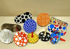 9 Vintage Tin Party New Years Eve Noise Makers Lot Of 9