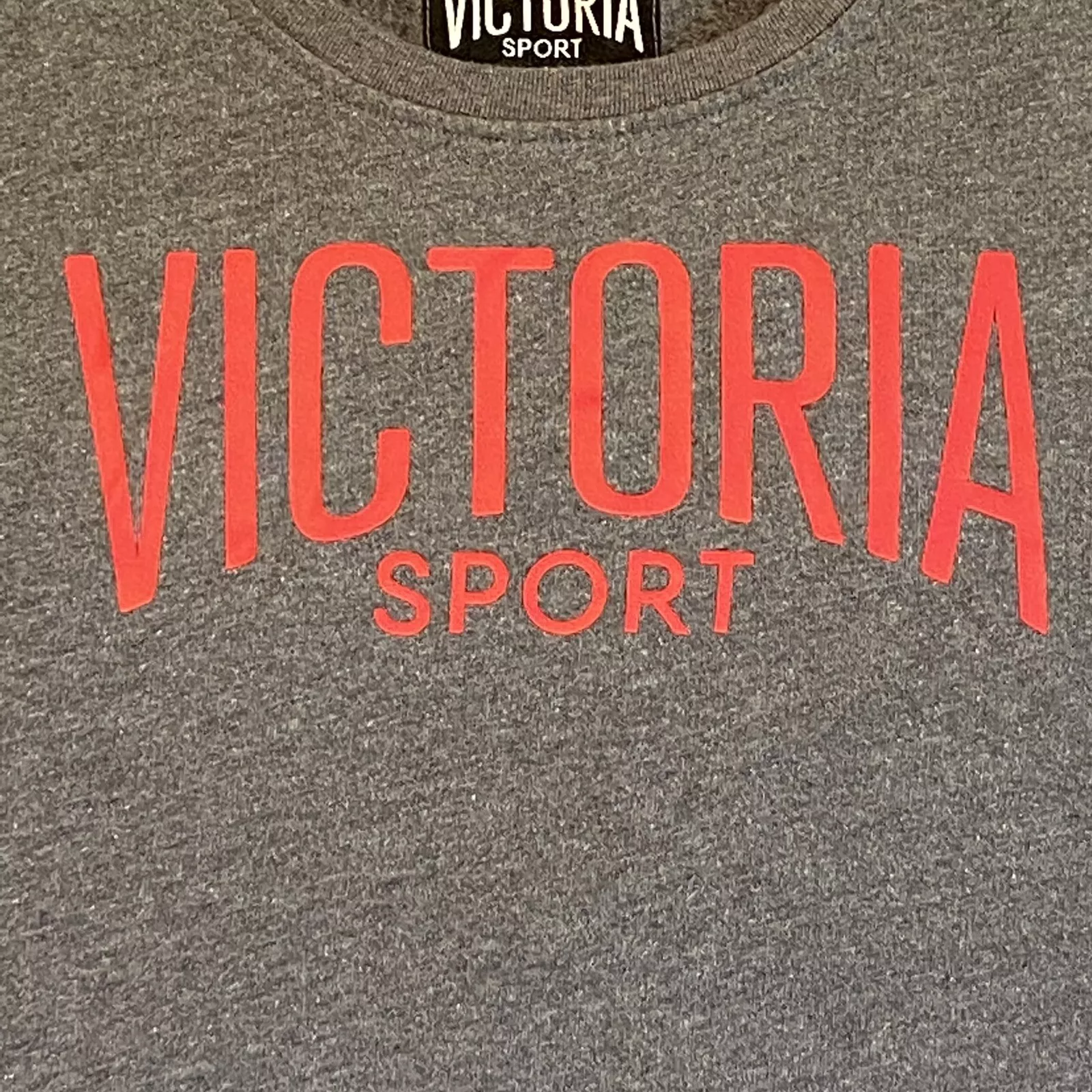 victoria-secret-vs long sleeve red logo sweatshirt