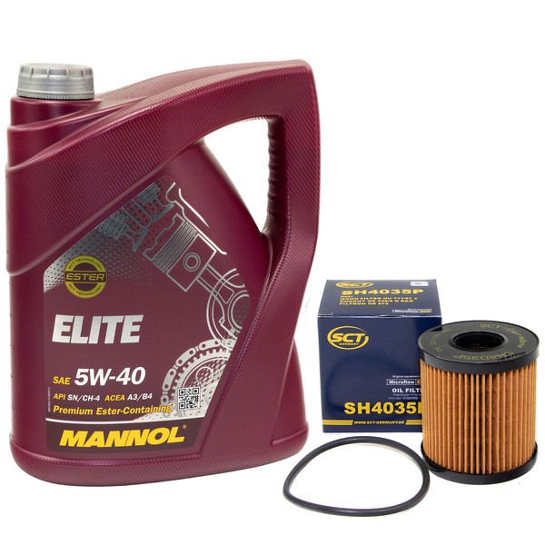 MotoröL Set 5W40 5 Liter + ÖLfilter SH4035P FüR Mini Mini Roadster Mercedes-image