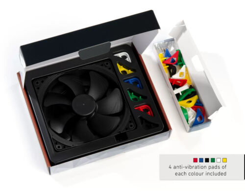 Noctua NF-A14 PWM chromax.Black.swap, Premium Quiet Fan, 4-Pin (140mm, Black - Picture 2 of 2