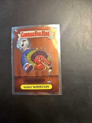 C41d Topps Chrome, 2022 Garbage Pail Kids #175a Windy Winston