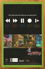 2002 Blinx: The Time Sweeper Xbox Print Ad/Poster Authentic Video Game Promo Art