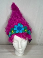 TROLLS WORLD TOUR Poppy Chapeau Sombrero Peluca Halloween Juegos con disfraces Disfraz Talla Estándar