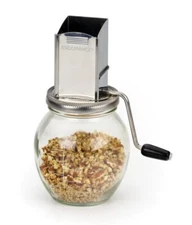 RSVP Endurance Stainless Steel Vintage Inspired 1.25 Cup Nut Grinder