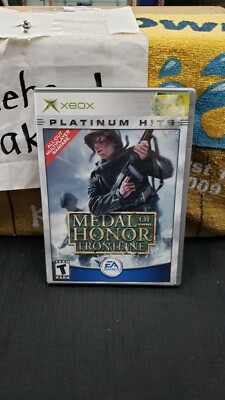 MEDAL OF HONOR FRONTLINE MICROSOFT XBOX VIDEO GAME PLATIUM HITS