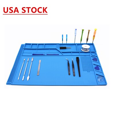 Large Silicone Soldering Mat Magnetic Repair Work Mat