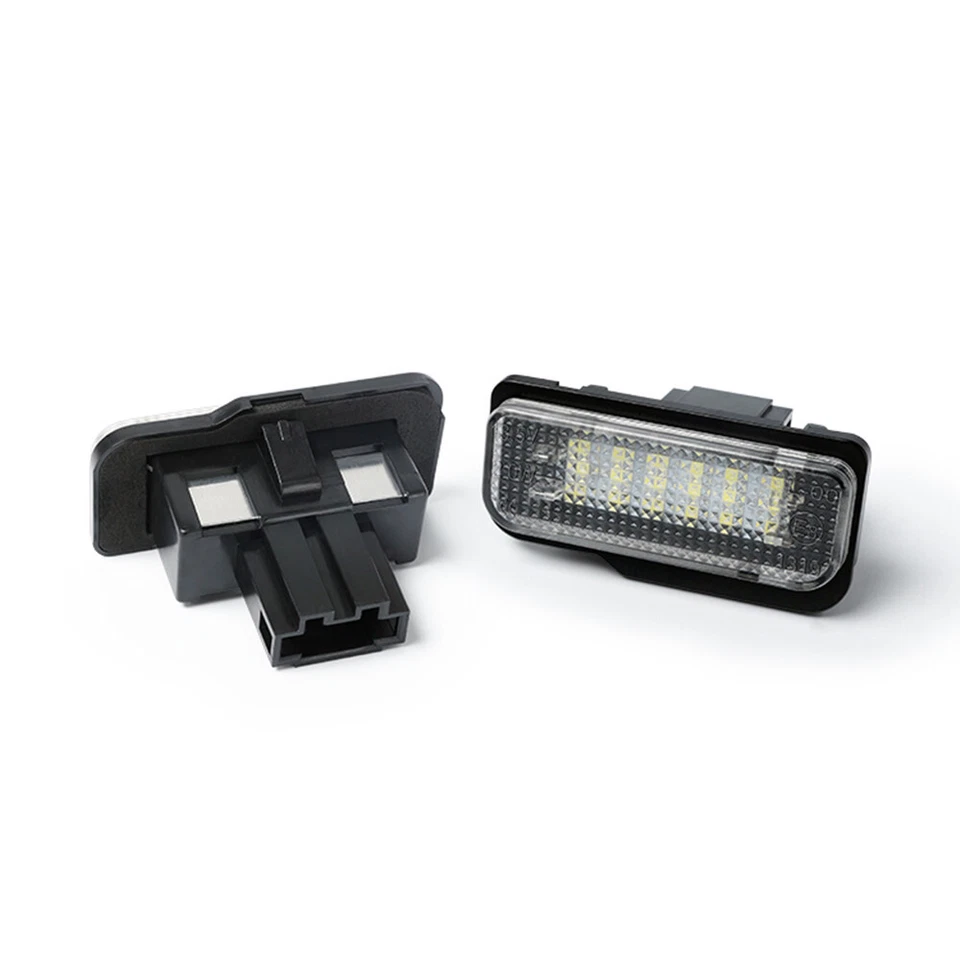 For 03-09 Mercedes Benz E-Class W211 White SMD LED License Plate Lights Assembly - Image 3 of 4