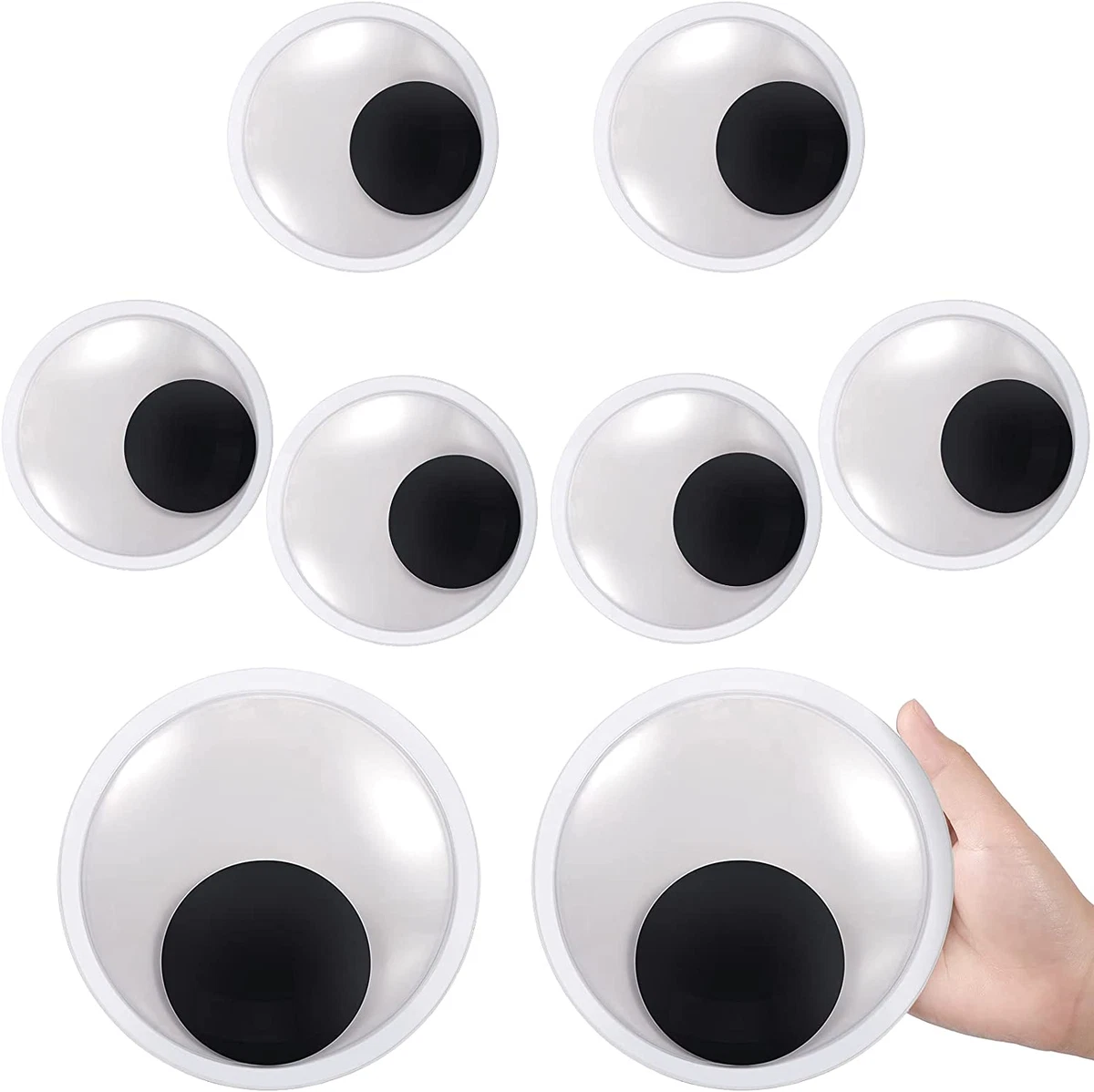 8 Pieces Large Googly Eyes 7 Inches Giant Googly Eyes Funny Googly Eyes  Large Wi