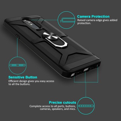 Cover Portafoglio LG K40 COTDINFORCA Custodia LG K40 Pelle PU Portafoglio - Cover Flip Con Tasche Carte Cover Con Porta Carte Telefoni - Foto 2