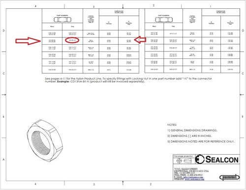 QTY6 HUMMEL PG9 NP-09-GY LOCKNUT SEALCONGRAY NYLON LIQUID TIGHT CORD GRIP GLAND - Picture 5 of 15