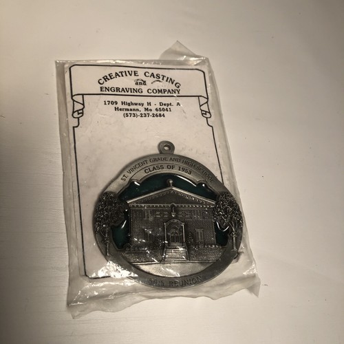 2003 St Vincent 50th Reunion Medallion Grade High School Perryville MO