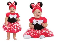 Disguise Disney Baby Minnie Mouse Red Posh Dress Infant Halloween Costume 125429