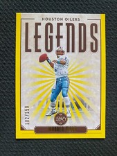 2020 LEGACY WARREN MOON LEGENDS /150 Yellow Parallel #129 HOUSTON OILERS SP