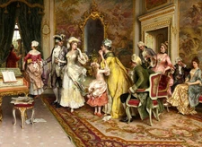 European classical oil painting expectations Giclee Art Printed on canvas  L542