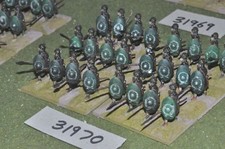 25mm roman era / roman - auxiliaries 24 figures - inf (31970)