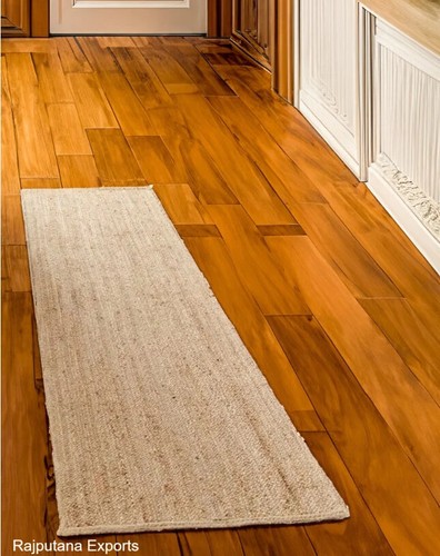 Natural jute runner rug Sisal Braided jute runner hallway runner kitchen runner - Picture 7 of 11