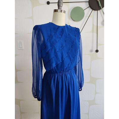 blue dress tumblr Royal Blue Girl Dress,Girl Dress, Royal Blue Dress, Flower Girl, Weddi   STYLO