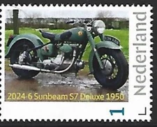 Netherlands 2024-6 Motorcycle Sunbeam S7 Deluxe  mnh ca