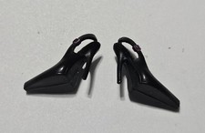2009 Barbie Basics No. 2-Collection 001.5 - Black Closed Toe Slingback Stilettos