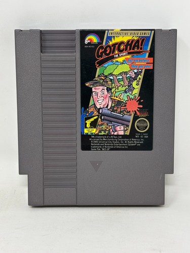 NES Nintendo - Gotcha! The Sport - CIB Complete in Box / Tested (LJN, 1987) - Picture 9 of 11