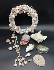 Muschel Sammlung, Dekoration, Muschel Kranz, Ampel, versch. Größen und Farben 