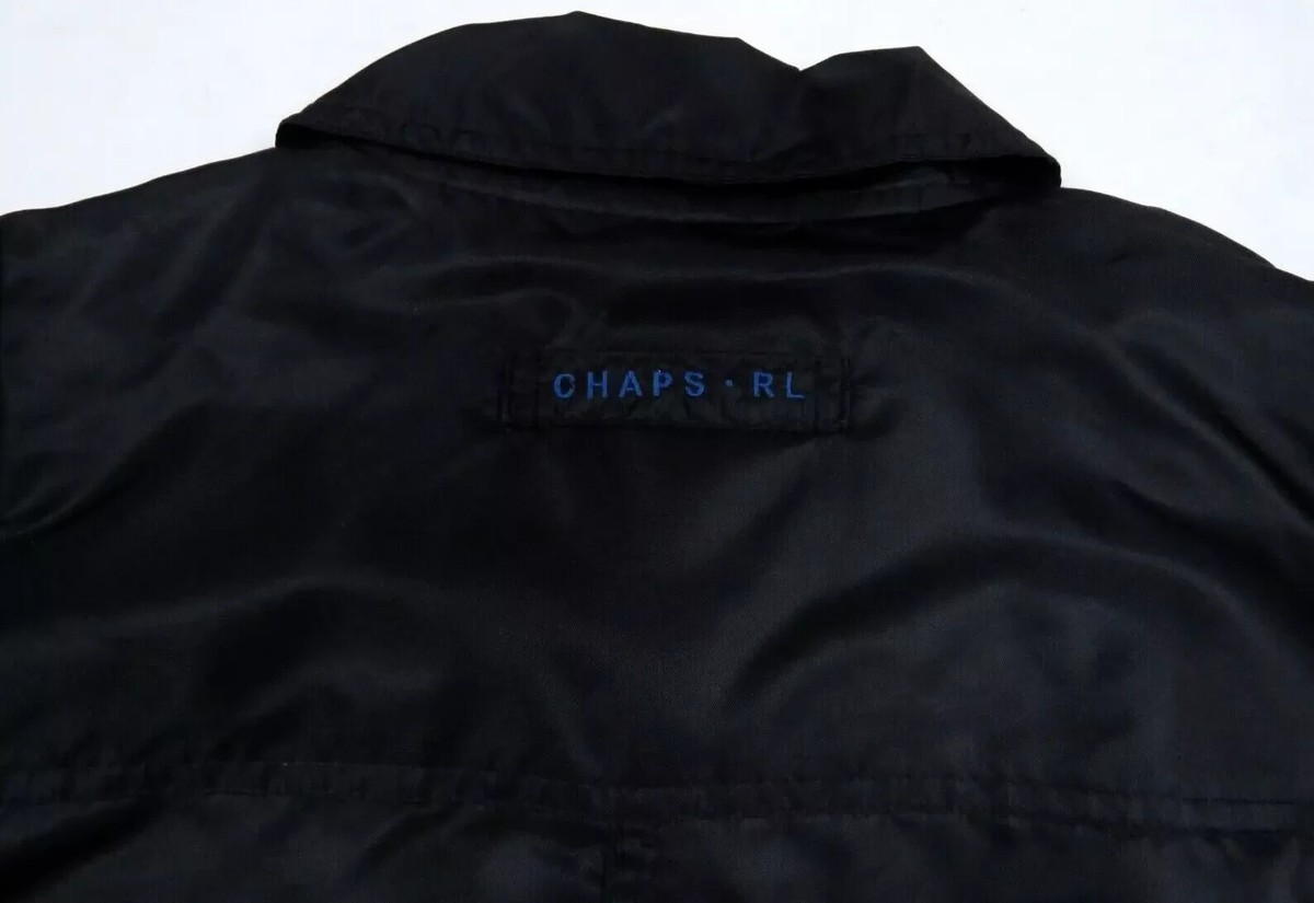 Vintage Ralph Lauren Chaps Quilt Lined Reflective Full Zip Jacket 
