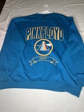 Pink Floyd 1973 Tour Sweatshirt Teal Size Large