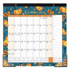 Magnetic Calendar for Refrigerator - 11.5'' x 11.5'', Multicolored