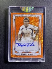 2025 Topps Chrome MLS Taylor Twellman All-Timers Auto Orange #02/25 No.ATA-TT