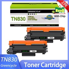 2PK Compatible TN830 Toner Cartridge for Brother TN830 HL-L2400D HL-L2405DW