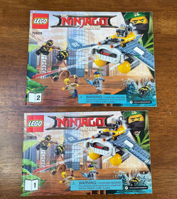 LEGO NINJAGO INSTRUCTIONS BOOKLETS for 9 sets 70679 70652 70591 70623 70609 +