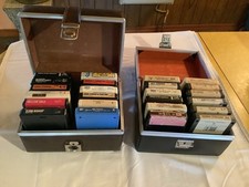 Lot 24 Rock Pop R B 8 TRACK Tapes w 2 CARRY CASES Ronstadt McCARTNEY Lennon