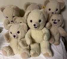 Vintage 1986 Snuggle Bear Plush Lever Brothers Fabric Softener Russ Lot of 7