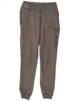 JACK & JONES Mens Graphic Tracksuit Trousers Joggers XS  Grey Flecked BJ03