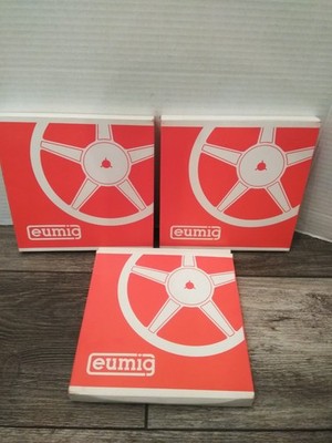 VTG. Eumig  Super 8mm film Reel (7'') 3-PK BUNDLE  MADE IN GERMANY (NOS)