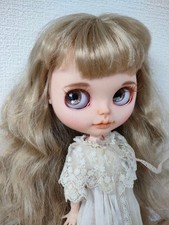 Custom ICY Doll Blonde Wavy Hair Big Eyes