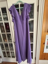 Lovely Bridesmaid Tahiti color dress size 14 new with tag button accent. Cruise