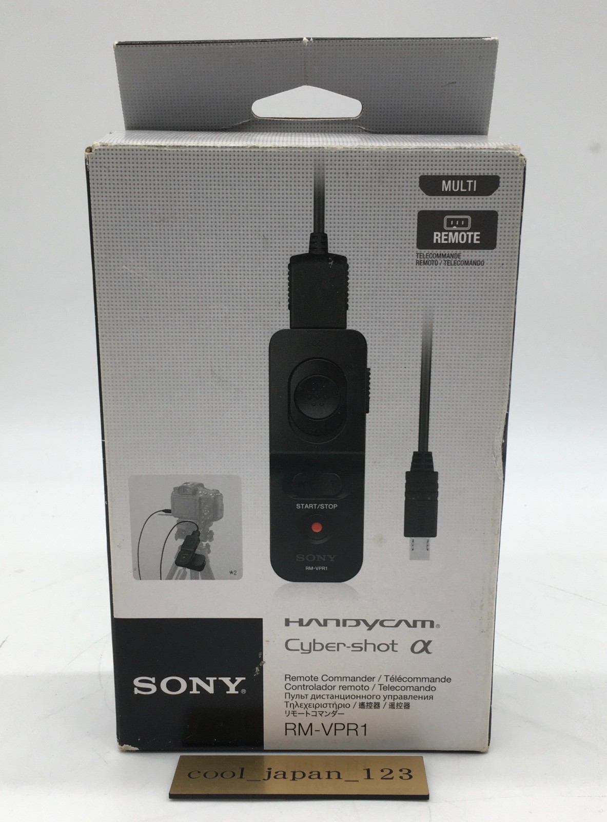Sony RM-VPR1 Remote Commander Wired Remote Control for Handycam Cyber-shot New