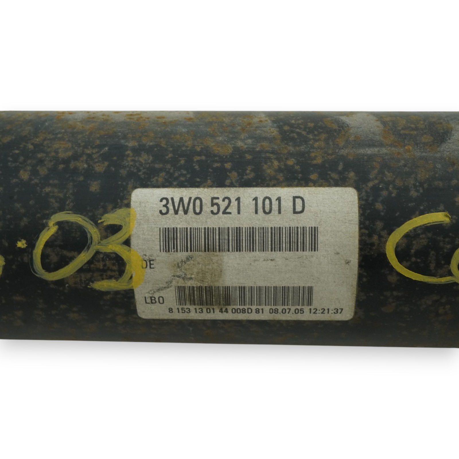 Bentley Continental GT 2003-2012 Rear Right Driveshaft P/N 3W0521101D